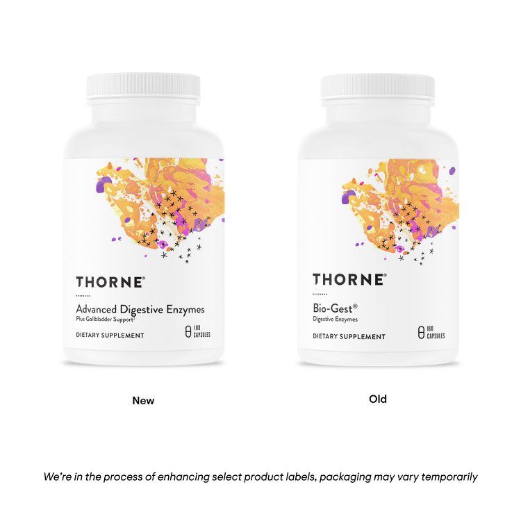 THORNE - Advanced Digestive Enzymes - Blend of Digestive Enzymes to Aid Digestion - Gut Support with Pepsin, Ox Bile & Pancreatin* - 90 Servings, 3 of 8