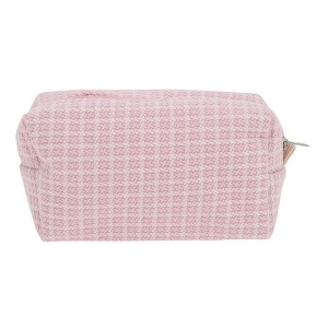 Unique Bargains 1 Pc Woven Pencil Case Braided Style Drawstring Makeup Bag for Vacation Knitting - 1 of 4