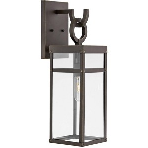 Hinkley Porter 22" High Oil-Rubbed Bronze Outdoor Wall Light - 1 of 2