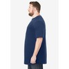 KingSize Shrink-Less Lightweight Longer-Length Crewneck Pocket T-Shirt - 4 of 4