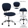 Emma and Oliver Mid-Back Mesh Padded Swivel Task Office Chair with Chrome Base - image 3 of 4