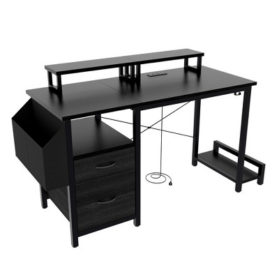 XINGHANZHENXUAN Multifunctional Computer Desk, Adjustable Home Office Gaming Table