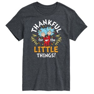 Men's - Dr. Seuss - Thanksgiving Is A Family Thing Short Sleeve Graphic T-Shirt - 1 of 4