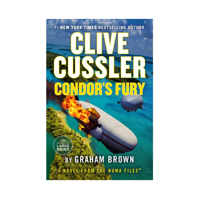 Clive Cussler Condor's Fury - (NUMA Files) Large Print by  Graham Brown (Paperback), 1 of 2