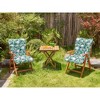 ARTPLAN Patio Chair Cushion,Tufted Adirondack Outdoor Chair Cushion,Wicker High Back Outdoor Seat Cushion,Set of 4,21"X21"X4" (4 Pack) - 2 of 4