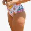 Calypsa Women's Plus Size High Waisted Full Coverage Bikini Bottom - 3 of 3