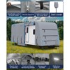 RV Travel Trailer Cover Fits , Waterproof/UV Resistant/Rip-Stop Camper Cover, 4 Layers Heavy Duty RV Cover - 4 of 4