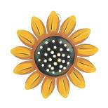 Fall Sunflower Charm  -  One Wall Decor 7 Inches -  Thanksgiving  -  F22067  -  Metal  -  Yellow