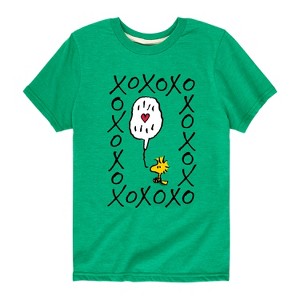 Boys' - Peanuts - Woodstock Xoxo Short Sleeve Graphic T-Shirt - 1 of 4