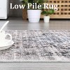 Washable Area Rug Distressed Oriental Print Non-Slip Carpet for Living Room Bedroom Dining Room Ultra Durable and Non-Shedding Floor Mat - 4 of 4