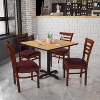 Emma and Oliver Ladder Back Wooden Restaurant Dining Chair - 2 of 4