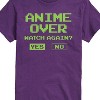 Men's - Instant Message - Anime Over Yes No Short Sleeve Graphic T-Shirt - 2 of 4