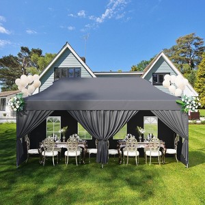 Heavy Duty Canopy Tent 10 x 20FT Outdoor Tent for Backyard Party - 1 of 4