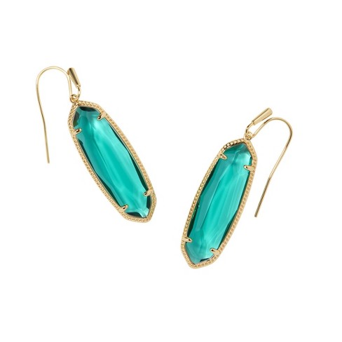 Emerald green earrings target sale