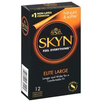 SKYN Elite Large Non-Latex Lubricated Condoms - 12ct