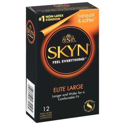 SKYN Elite Large Non-Latex Lubricated Condoms - 12ct - image 1 of 4