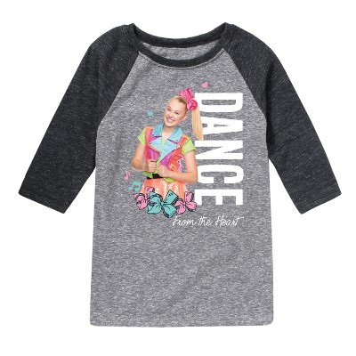 Boys' JoJo Siwa Dance From the Heart  - Athletic Heather/Heather Black - X-Large