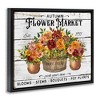 Stupell Industries Autumn Flower Market Floating Frame Canvas Art - 2 of 4
