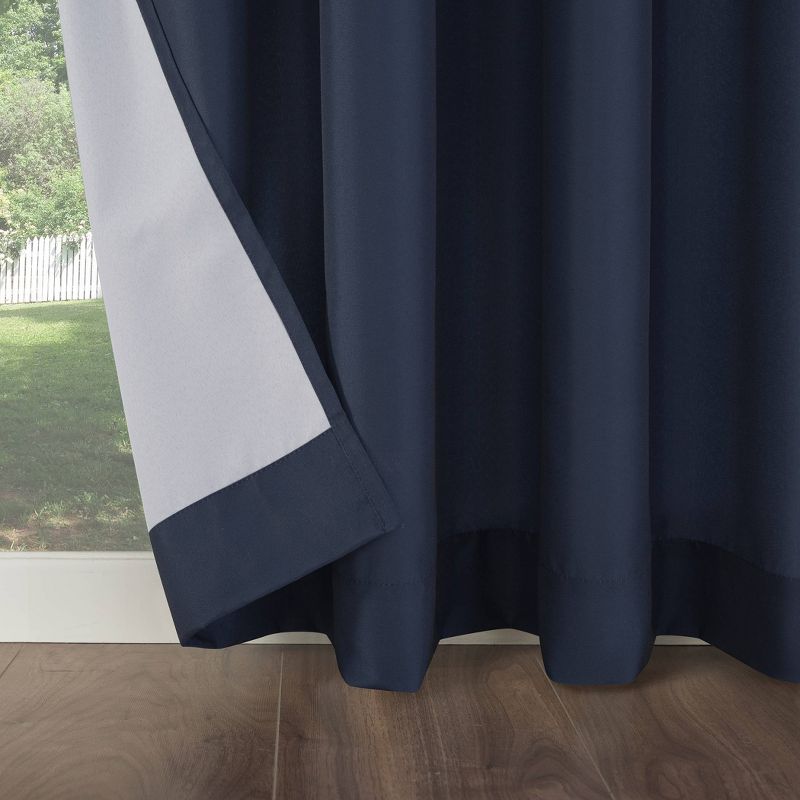Sailor Indoor/Outdoor UV Protectant Room Darkening Grommet Top Curtain Panel - Sun Zero, 4 of 7