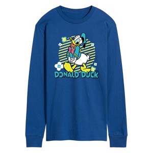 Men's - Disney - Donald Duck Long Sleeve Graphic T-Shirt - 1 of 3