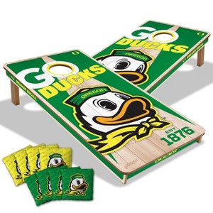 NCAA Oregon Ducks 2'x4' Wood Toss Game Set - 1 of 4