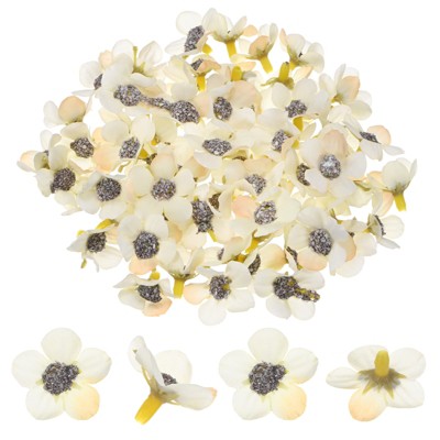 Unique Bargains Silk Decor DIY Wedding Mini Bulk Artificial Daisy Flowers Heads