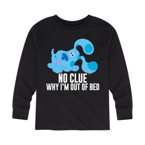 Boys' - Blue's Clues & You! - No Clue Why I'm Out Of Bed Long Sleeve Graphic T-Shirt - 1 of 4