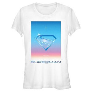 Juniors Superman Last Son of Krypton Gradient Symbol T Shirt - 1 of 2