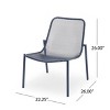 GDFStudio Douglas Outdoor Metal Mesh Accent Chairs (Set of 2) - 3 of 4