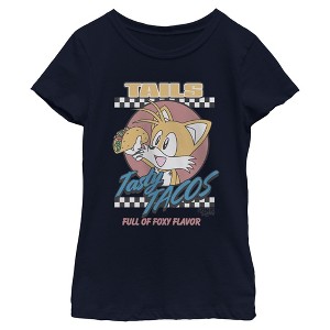 Girls Sonic the Hedgehog Tails Tasty Tacos T Shirt - 1 of 4