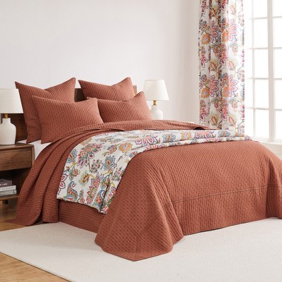 Adobe Twin Cotton Reversible Bedspread Set