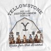 Yellowstone For The Brand Adult T-Shirt White - 2 of 4