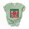 Simply Sage Market Coquette Watermelon Bow Summer Chart Short Sleeve Tee - 3 of 4