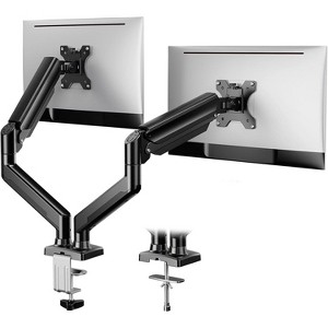 ErGear Dual Monitor Stand for Screens up to 32 Inches, Max Load 22lbs Each Arm, Adjustable Dual Monitor Mount, Sturdy Steel, VESA Compatible - 1 of 4