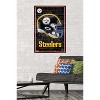 Trends International NFL Pittsburgh Steelers - Neon Helmet 23 Unframed Wall Poster Prints - 2 of 4