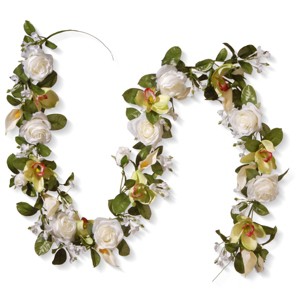 National Tree Company 72" Spring Flowers Garland - 1 of 4