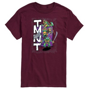 Men's - Teenage Mutant Ninja Turtles - Donatello, Raphael, Leonardo, & Michelangelo Short Sleeve Graphic T-Shirt - 1 of 4