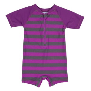 Leveret Baby One Piece Rashguard - UPF 50+ - 1 of 4