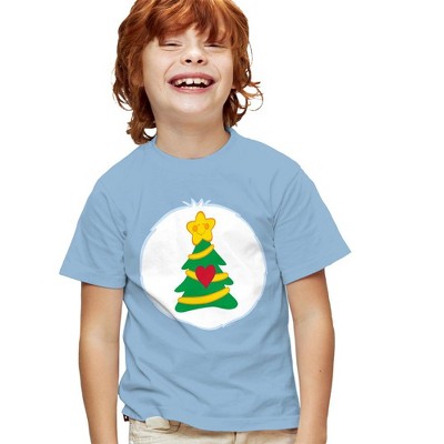 Boys' Short Sleeve Care Bears Christmas Wishes Belly T-Shirt