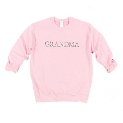 Simply Sage Market Women's Graphic Sweatshirt Embroidered Floral Grandma
