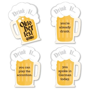 Big Dot of Happiness Drink If Game - Oktoberfest - Beer Festival Game - 24 Count - 1 of 4