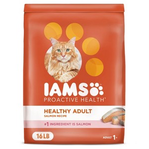 IAMS Proactive Health with Salmon Adult Premium Dry Cat Food - 1 of 4