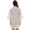 Just Love Womens Plush Solid Robe | Ladies Hooded Bathrobe - 3 of 3
