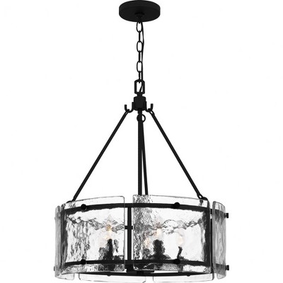 Quoizel Lighting Fortress 5 - Light Pendant in  Earth Black