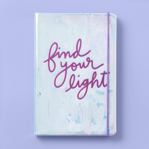 Find Your Light Debossed Iridescent Journal More Than Magic Target