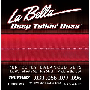 La Bella 760FHB2 Beatle Bass Flat Wound Light Electric Bass Strings - 1 of 1
