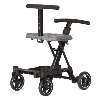 Gray Compact Aluminum Single Rider Stroller