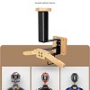 2 Wood Iron Wooden Equipment Organizer Police Equipment Solid Wood Hanger Wall Mounted Motorcycle Helmet Storage Rack Motorcycle Helmet Storage Rack - 3 of 4