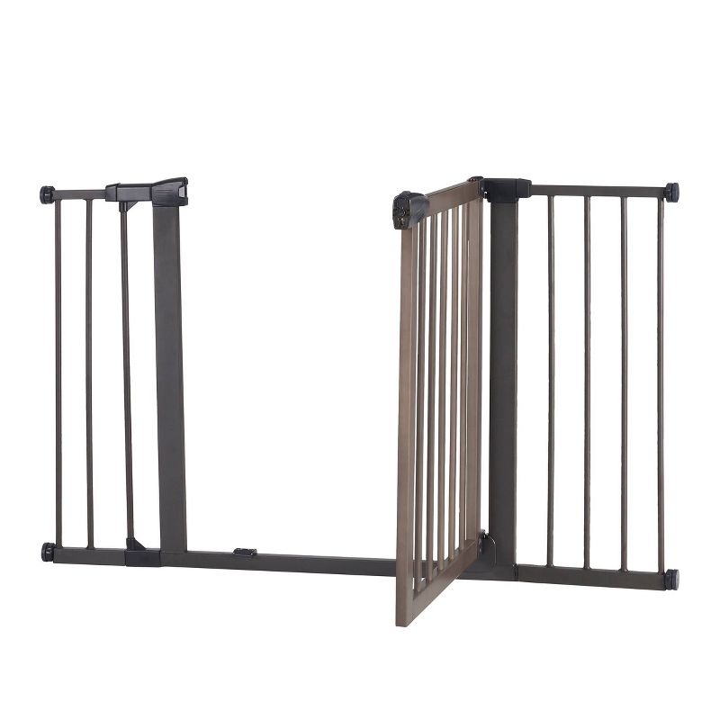 Toddleroo by North States Driftwood Extra Wide Gate, 3 of 9