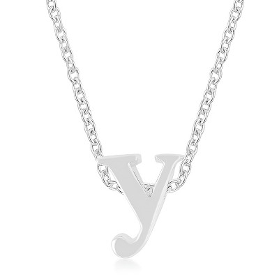 Slickblue Stylish Custom Initial Necklace for Women, 18" Link Chain+2" Ext., Rose Gold/Gold/Silver Options, b-z Options